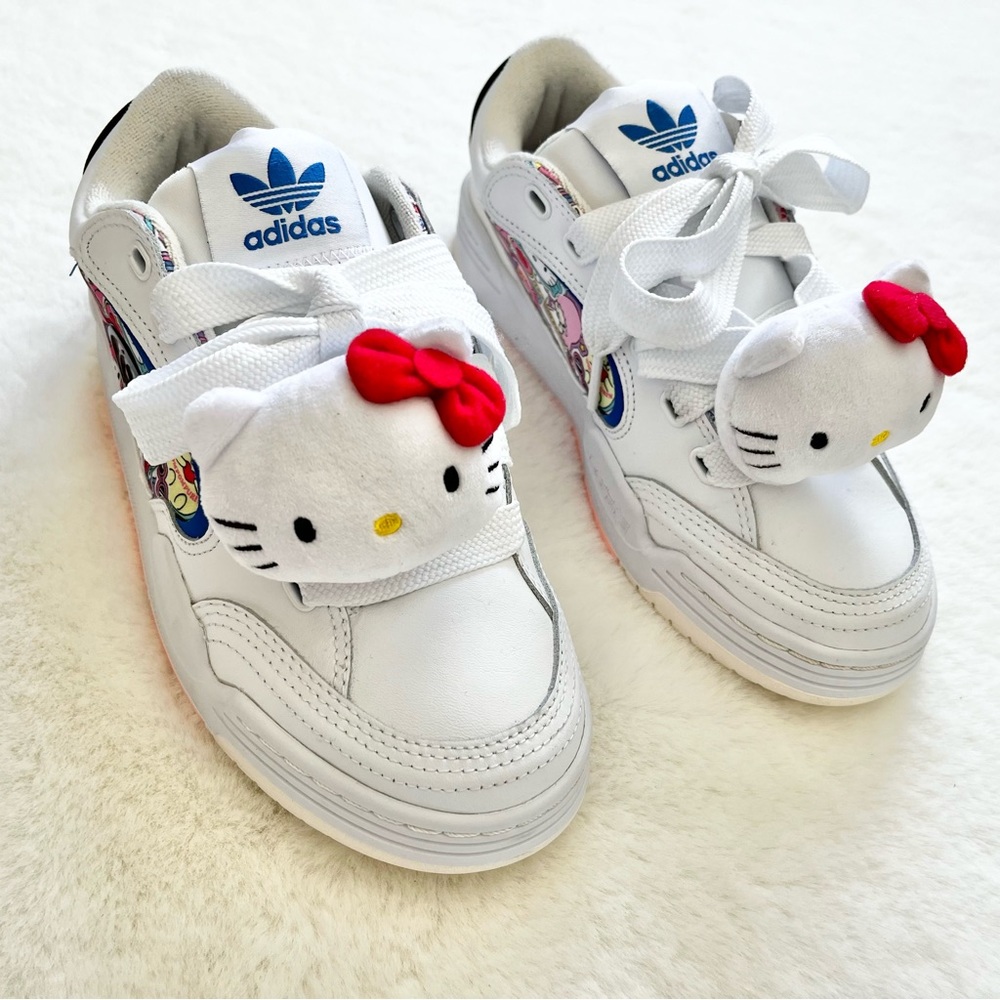 ADIDAS Originals Adi 2000 X Hello Kitty Sneakers Size 5.5 NWOB Novelty Artsy - Picture 2 of 10